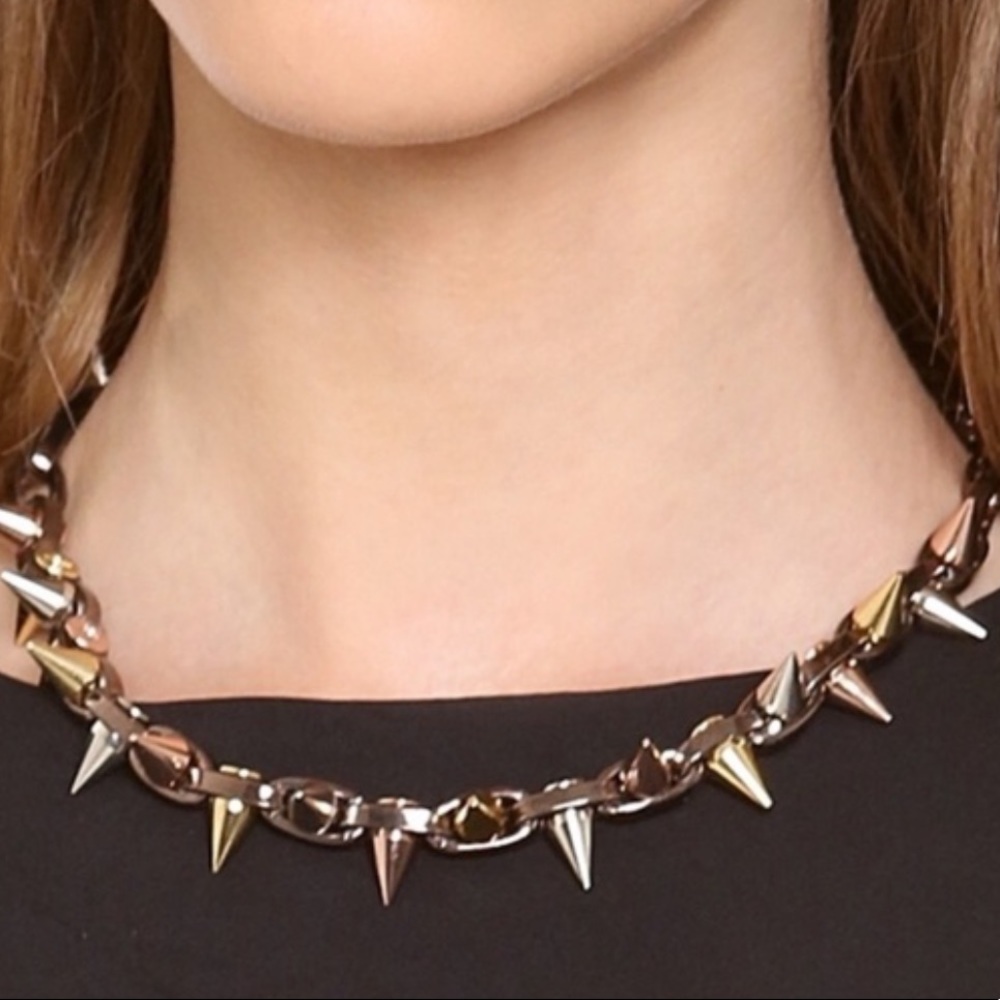 Joomi Lim Double Row Spike Choker